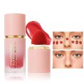 Handaiyan Matte Glitter Face Liquid Blusher Smooth Mousse Stick Waterproof Cheek Eye Blush Highlighter Rouge Makeup Contour E0N8. 