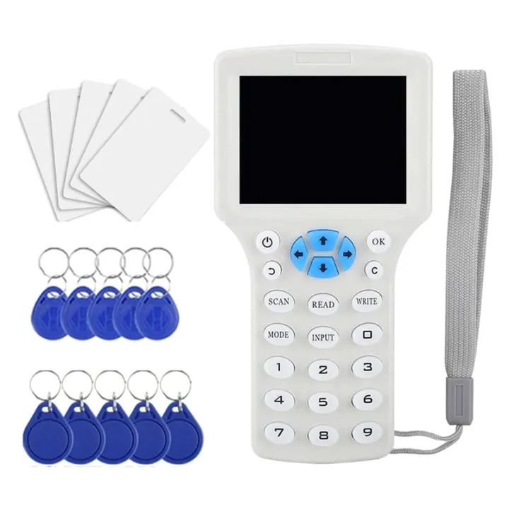 RFID NFC Copier Reader Writer 10 Frequency Programmer for ID IC Card ...