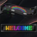 Programmable Led Sign Scrolling Message Led Shop Signs Flexible Digital Display Board DIY App Control Led Matrix Panel,B. 