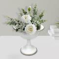 Iron Vase Dried Flower Pot Bunch Holder Dining Room Home Office Table Decor. 