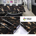 120cmx60cm - marble pattern self-adhesive wallpaper decoration cabinet countertop waterproof wall sticker ( 4x2 ft. ).