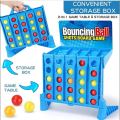 Eleboat Bouncing Ball Game, Connect 4 Shots Board Game. 