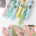 Portable Mini Flower Paper Soap - 1 Tube.
