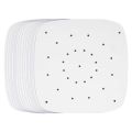 100Pcs Air Fryer Parcht Paper Perforated Unbleacd Square Air Fryer Liners Steang Parcht Liner.