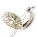 Alice in Wonderland Theme Bronze Retro Quartz Pocket Watch Collectible Vintage Fob Watches Kids Charm Xmas Brithday Gift. 