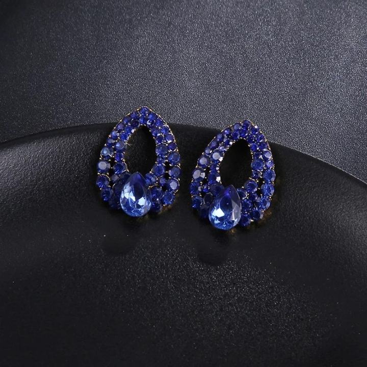 Blue%20Earrings%20Crystal%20Style%20Dangle%20Earrings%20For%20Women%20Girl%20By%20Top%2010%20Mart%20-%20Image%203