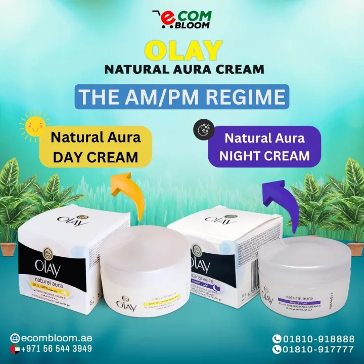 Olay%20Night%20Cream%20Natural%20Aura%20all%20in%20one%20radiance%2050g%20-%20Imported%20from%20Dubai%20-%20Image%204