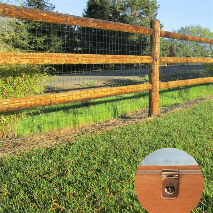 100%20Pcs%20Fence%20Wire%20Clamps%20&%20Screws,%20Agricultural%20Fencing%20Mounting%20Clips%20Clamp%20For%20Mount%2012-16%20Gauge%20Welded%20Wire%20To%20Wood%20Sunlight%20Mall%20-%20Image%207