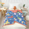 Source manufacturers wholesale washed cotton children are cartoon summer cool quilts air conditioners are kindergarten thin quilts student gift quilts.