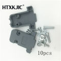 10Set RS232 serial port connector DB9 Male socket Plug connector 9 Pin copper RS232 COM adapter with Plastic Case DIY.