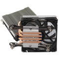 CPU Cooler Silent PWM Fan Radiator Cooling Low Profile for ITX Case A4 Slim Chassis for Intel LGA1700/ 1200/ LGA115X/ 775.
