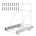 7.6 Gallon Pull Out Trash Can Slides Garbage Recycling Bins Holder Under Cabinet Pullout Shelf For Garbage Bin Under Counter. 