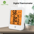 MAYTTO Digital Thermometer Backlight Multi-function Indoor Room LCD Electronic Temperature Humidity Meter Digital Thermometer Hygrometer Weather Station Alarm Clock. 