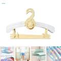 5 Pieces Kids Clothes Hangers Space Saving Laundry Infant Pant Hanger Windproof Extendable Baby Hangers for Closet Baby Boys Girls Toddlers. 