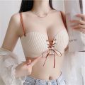 Size 32-38AB 32-38C Fashion Sexy Girl Pull Rope Seamless Bra Women Push Up Bras Ladies Wireless Underwear Lingerie Female Bralette. 