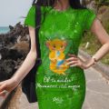 Elegant Dresses for Women 2024 Top Slim Fit the Lion Kingtight Women's Dress Casual Disney Cartoon Fashion Print Lion King.