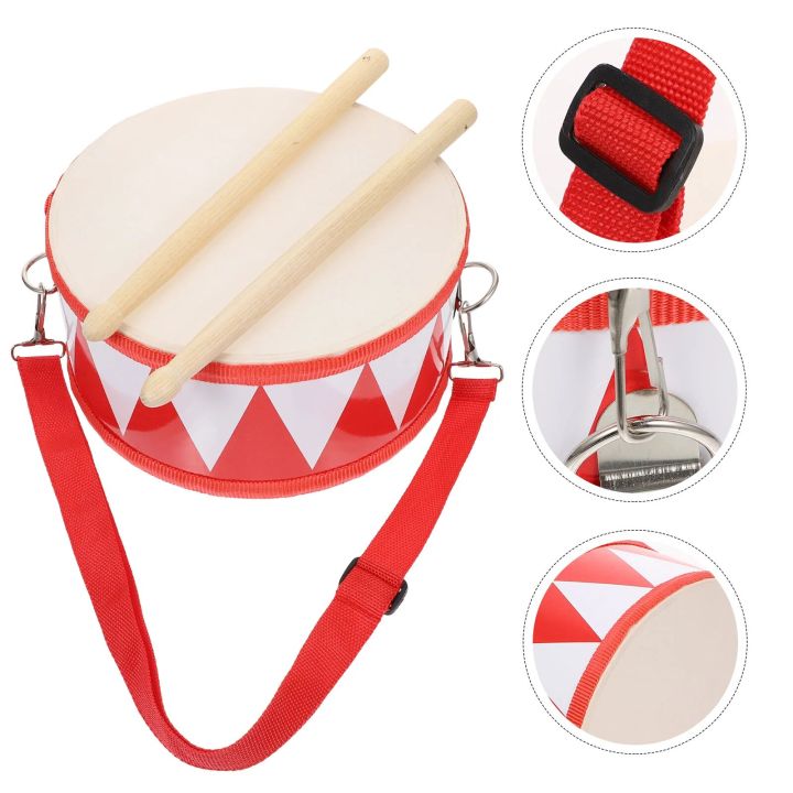 Drum%20Snare%20Kids%20Percussion%20Toy%20Marching%20Drums%20Toys%20Toddler%20Instrument%20Children%20Hand%20Child%20Wooden%20Set%2011Inch%20Music%20Baby%20Tom%20Floor%20-%20Image%207