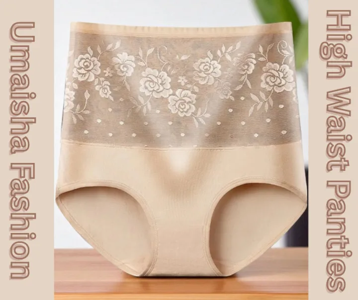 Women%20Underwear%20High%20Waist%20Cotton%20Panties%20Full%20Coverage%20Ladies%20Briefs-%201pcs%20-%20Panty%20-%20Image%203