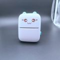 Portable Thermal Mini Printer Label Sticker Mini Photo Printer Mobile Thermal Photo Printer Rechargeable for Smartphone. 