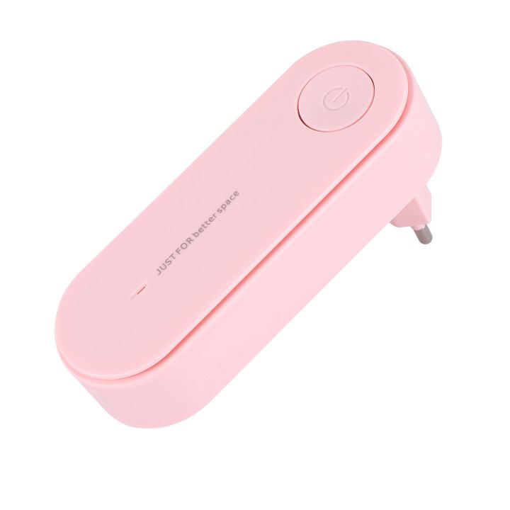 Plug in Air Purifier for Home Cleaner Mini Air Ionizer Pink EU Plug
