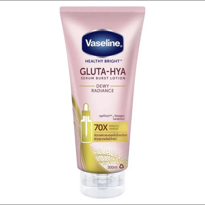 VASELINE%20Healthy%20Bright%20Gluta-Hya%20Serum%20Burst%20Lotion%20290/300ml%20%E2%80%93%20Dewy%20Radiance%20&%20Skin%20Hydration%20(Thailand)%20-%20Image%202