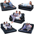 5 in 1 Inflatable Double Air Bed cum Sofa with free electric pumper. 