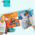 3D Toddlers Animal Foot Cloth Book Washable Montessori Baby Busy Board Early Learning Education Habits Knowledge Developing Toys.