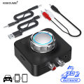 Bluetooth 5.0 Audio Receiver 3D Stereo Music Wireless Adapter TF Card R/L RCA 3.5mm AUX Jack For Car kit Wired Speaker/Headphone. 