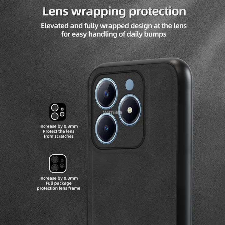 Vantime%20for%20Realme%20C63%20/%20C61%204G%20Case%20Modern%20PU%20Leather%20Matte%20Hard%20Back%20Case%20Compatible%20with%20Magnetic%20Holder%20-%20Image%204