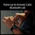 QCY GT2 Smart Watch 1.43inch AMOLED Display Zinc Alloy Watch Frame Bluetooth Calling Playback 24 Hours Rate & Sleep Monitor100+ Sports Modes Smartwatch for Men and Women. 