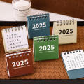6.5*3.5*7.5cm Mini Calendar Unique Paper Desktop Calendar Portable Calendar for Office Home Students Planners Gifting. 