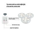 Battery Operated Puck Lighting Closets Lights with Remote Control for Wardrobe kitchen LED Under Cabinet night Light Wall Lamp Smart LED Lights Wireless Cabinet Light. 