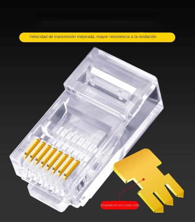 100pcs%20RJ45%20RJ-45%20Ethernet%20Cables%20Module%20Plug%20Network%20Connector%20for%20UTP%20Cat5%20Cat5e%20Network%20Cable%20Crystal%20Heads%20connector%208P8C%20-%20Image%203