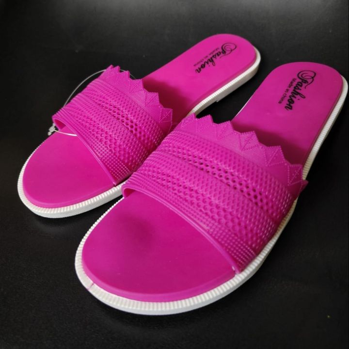 NEW FAIR-P551Woman Fashionable Washable PVC Flip flops Slipper Fashion Women Shoes Slides & Flip Flops House Slippers