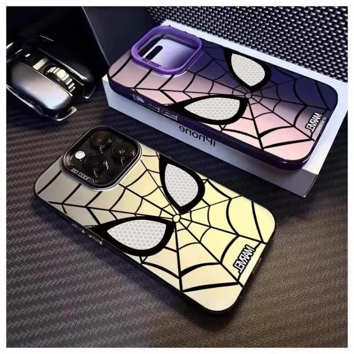 For%20iPhone%2015%2014%2013%2012%2011%20Pro%20Max%20Plus%20Mini%20XR%20XS%20X%20Spider%20Man%20Laser%20Matte%20Hard%20Phone%20Case%20on%20iPhone15%2014ProMax%20Shockproof%20Cover%20-%20Image%206