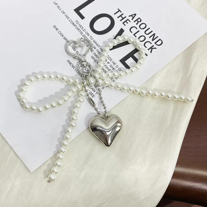 %E3%80%90NEW%E3%80%91%20Delicate%20Beaded%20Key%20Chain%20Handmade%20Shaped%20Keyring%20Heart%20Keychain%20Ornament%20Pearl%20Decoration%20For%20Bags%20And%20Phones%20Huiye%20-%20Image%203
