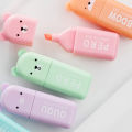 4/5/6Pcs Highlighter Markers 6 Fluorescent Macaroon Colors High Quality Rectangular Marker Student Stationery Office School Art Use.