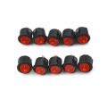 10Pcs 16mm Diameter Round Boat Rocker Switches Mini 2 Pin ON-OFF Rocker Switches 3A/250V. 