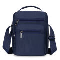 Japan and South Korea's new crossbody bag, men's casual shoulder bag, fashion trend, business simplicity, vertical color small square bag.