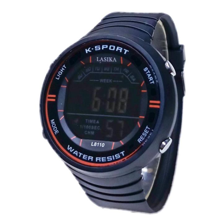 NEW LASIKA W-F110 Water Resistance/ Silicon Digital Watch for Men ...
