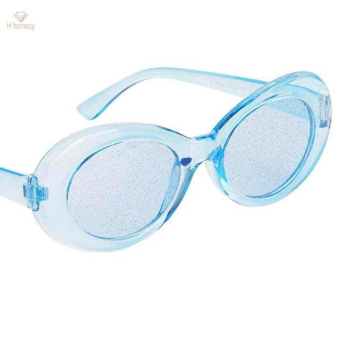 Daraz Blue Frame Sunglasses Womens Women's Retro Transparent