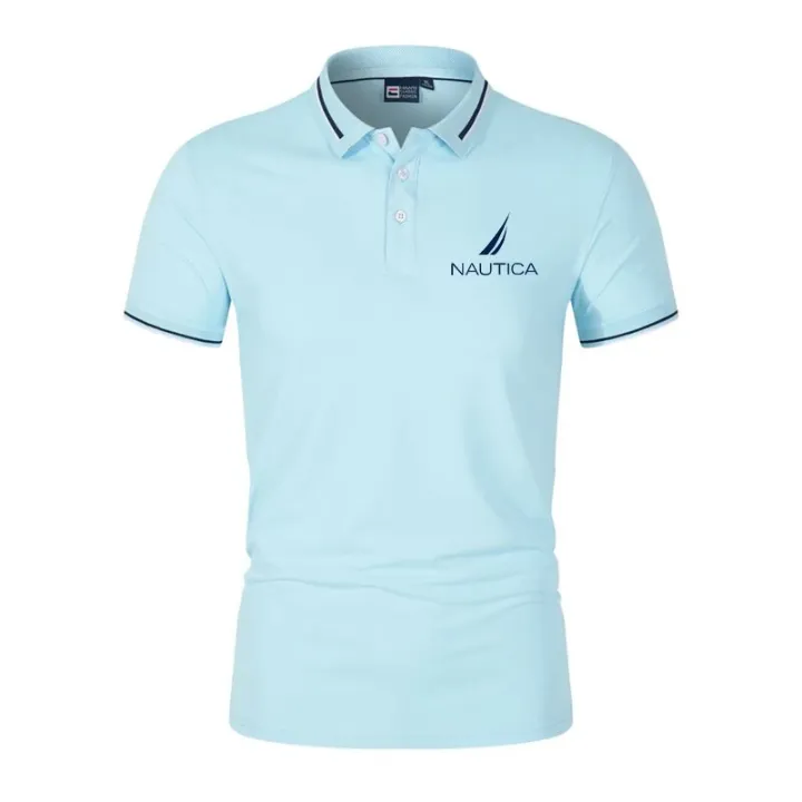 2023Brand%20New%20Nautica%20Summer%20Fashion%20Polo%20Shirt%20Men's%20Printed%20Casual%20Short%20Sleeve%20Lapel%20Slim%20Handsome%20Jogging%20Fitness%20Sportswear%20-%20Image%203