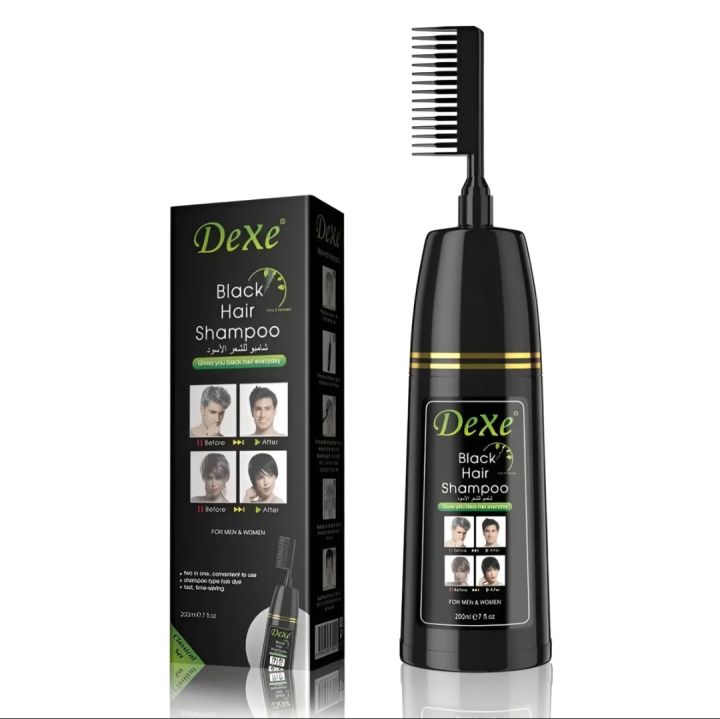 Dexe%20Hair%20Color%20Black%20Shampoo%20With%20Ammonia%20free%20And%20Herbal%20Ingredient%20200ML%20-%20Image%203