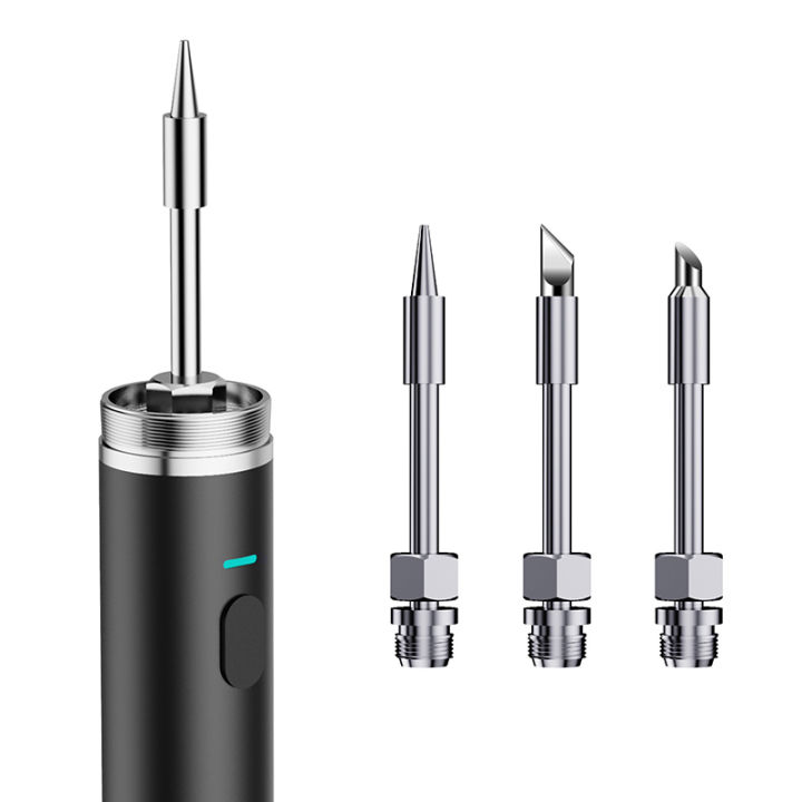 1Pcs DIY Household Soldering Iron Head Portable Soldering Iron Tip 5V 8W Battery Soldering Iron USB Soldering Iron Tip MIRRORRR