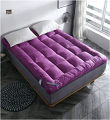Mattress Topper Soft Additional Bedding Pad Corner Strap.