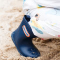 Solid Children Rain Boots Baby PVC Waterproof Rainy Shoes Rubber Toddler Girl Boy Anti Slip Ankle Boots for Outdoor.