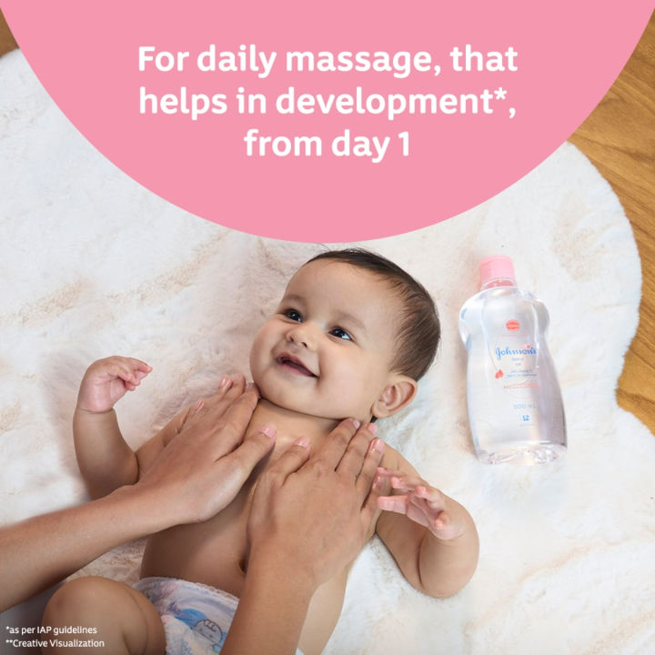 Johnson's%20Baby%20Oil%20with%20Vitamin%20E%20100ml%20-%20Image%205