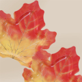 25PCS Autumn Decorative Maple Leaf Disposable Tableware Paper Tray Paper Cup Table Cloth Cake Decorative. 