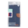 （COD)For iPhone 14 Pro GOOSPERY CANVAS DIARY Canvas Texture Flip Leather Phone Case. 