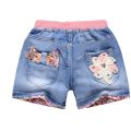 2022 Summer Kids Shorts Girls Denim Shorts Fashion Girl Short Princess Jeans Children Pants Girls Shorts Flower Girls Clothing.